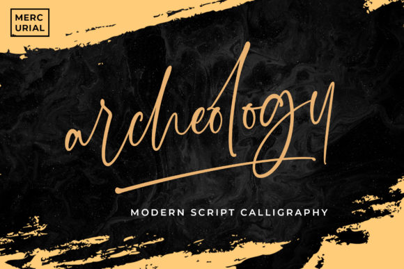 Archeology: A Bold Script for Branding