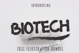Biotech: A Bold, Hand-Painted Typeface