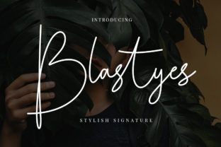 Blastyes Font: Elegant Script for Crafters