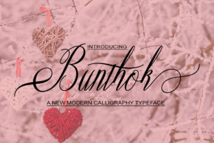 Bunthok: A Modern Calligraphy Font