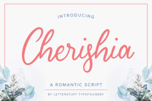 Cherishia: A Sweet Handwritten Font