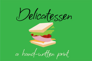 Delicatessen Font for Creative Projects