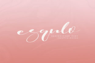Esqulo: A Modern Handwritten Font