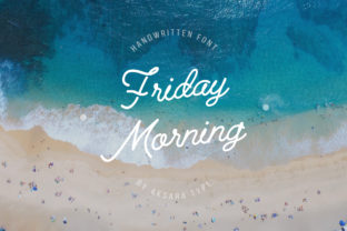 Friday Morning Font: A Delicate Touch for Creative Projects