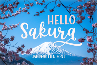 Hello Sakura Font: Elegant Script for Digital Marketing