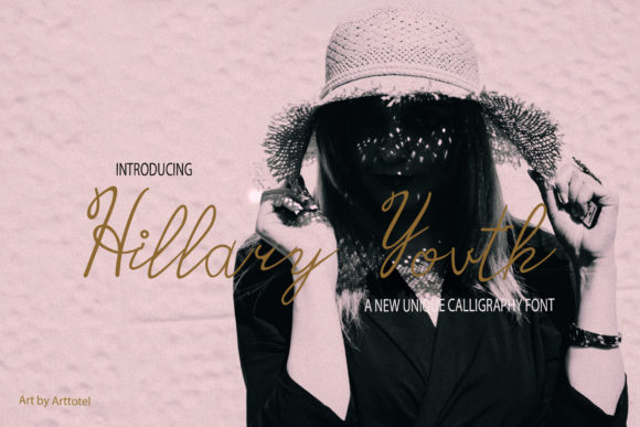 Hillary Youth: A Handwritten Font for Creative Campaigns