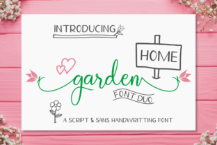 Homegarden Duo Font for Editorial Design