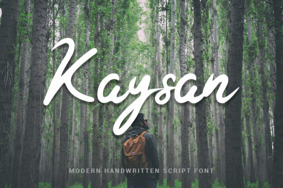 Kaysan: A Bold Script Font for Digital Marketing
