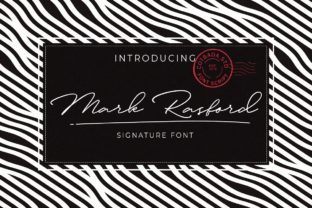 Mark Rasford: A Handwritten Font with a Modern Edge