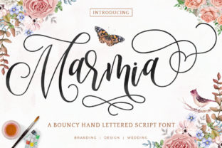 Marmia: A Bouncy Script Font