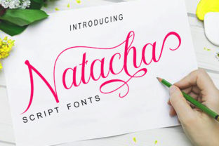 Natacha Font: Modern Calligraphy for Web Design