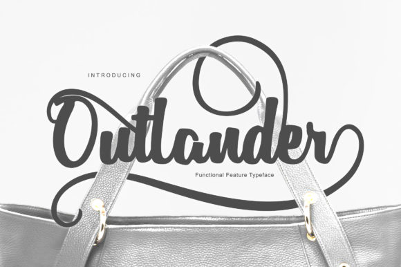 Outlander: A Bold Script for Editorial Design