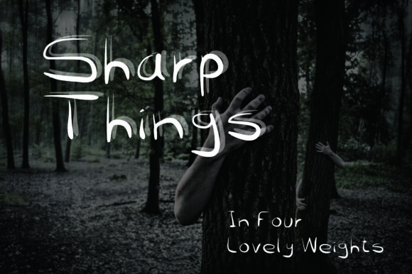 Sharp Things: A Bold Font for Creative Design