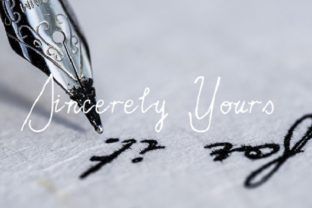 Sincerely Yours Font: A Delicate Touch for Branding